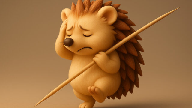 片頭痛に悩むハリーちゃん３D