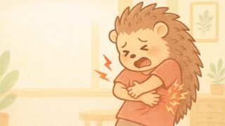 肋間神経痛に悩むハリーちゃん