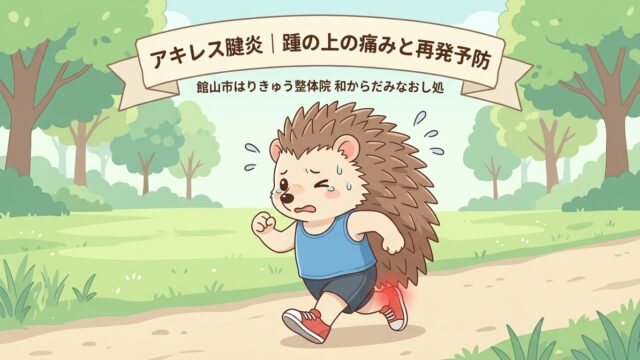 アキレス腱炎｜踵の上の痛みと再発予防｜館山市はりきゅう整体院 和からだみなおし処