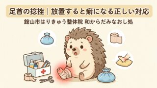 足首の捻挫｜放置すると癖になる正しい対応｜館山市はりきゅう整体院 和からだみなおし処